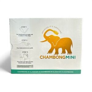 Set of 2 Chambong Champagne Glass For Rapid Champagne consumption Sealed